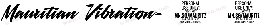 Mauritian Vibration字体转换